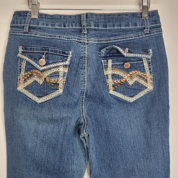 𝅺ROZ & Ali Denim Blue Size 10 jeans - Picture 8 of 14